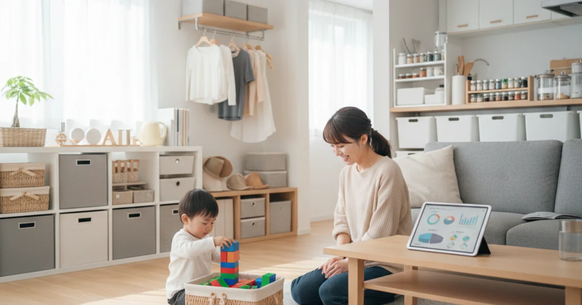時間を半分に!家事の時短を実現する整理収納術を徹底レビュー!育児中ママも必見!