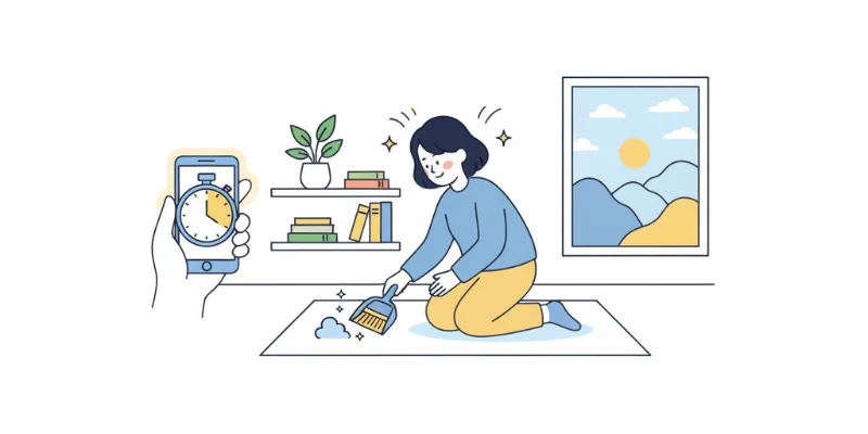 寝室で質の高い睡眠をとるための工夫をイラストで解説。光と音を遮断し、香りでリラックス、寝具の快適性を高める4つの方法を紹介。