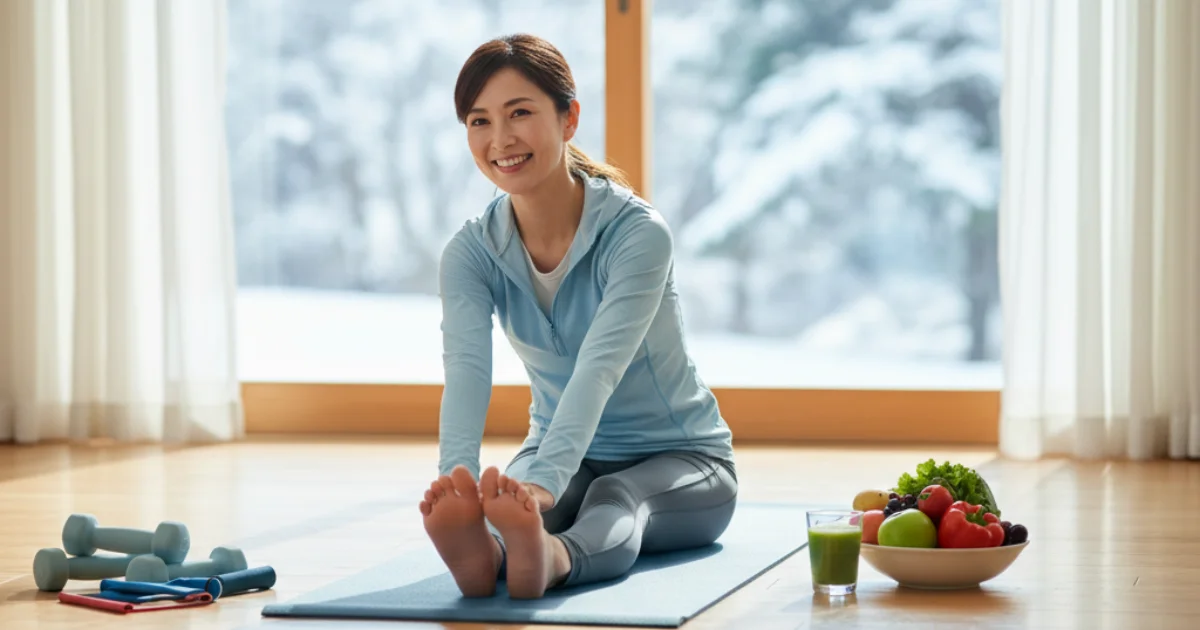 【体験談】3ヶ月で-5kg！冬太り解消！自宅でできる効率的な筋トレ＆ダイエット方法7選